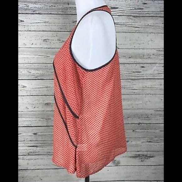 YA Los Angeles Polka Dot Racerback Tank Top, Sz S - Picture 3 of 6